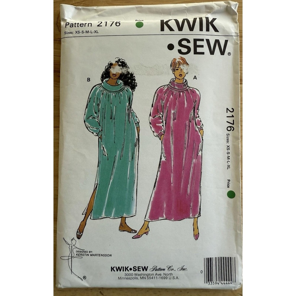 Kwik Sew Pattern 2176 Designed For Stretch Knits Misses' Lounger Size XS-XL